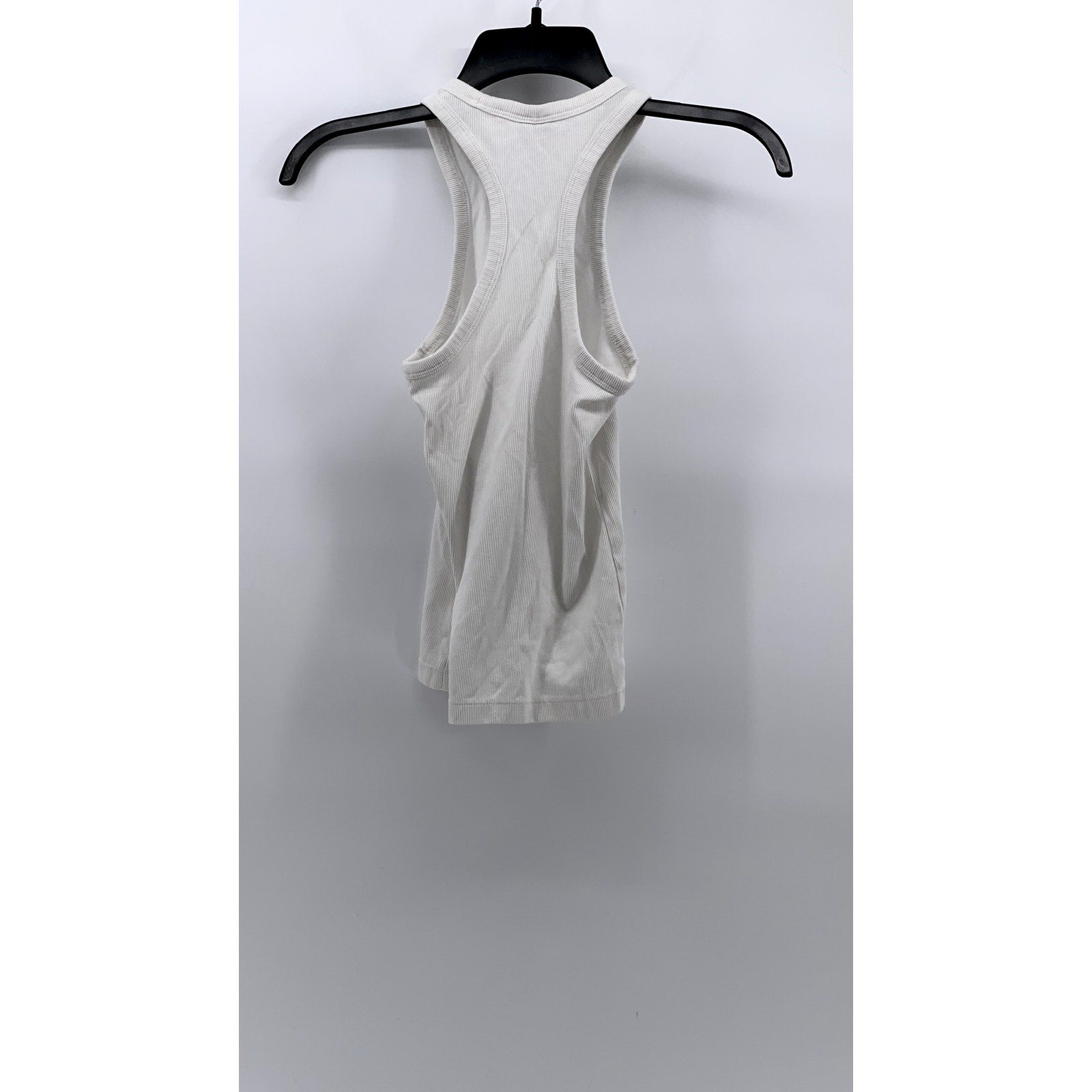 & OTHER STORIES Women's White Solid Crewneck Racerback Casual Tank Top SZ 0