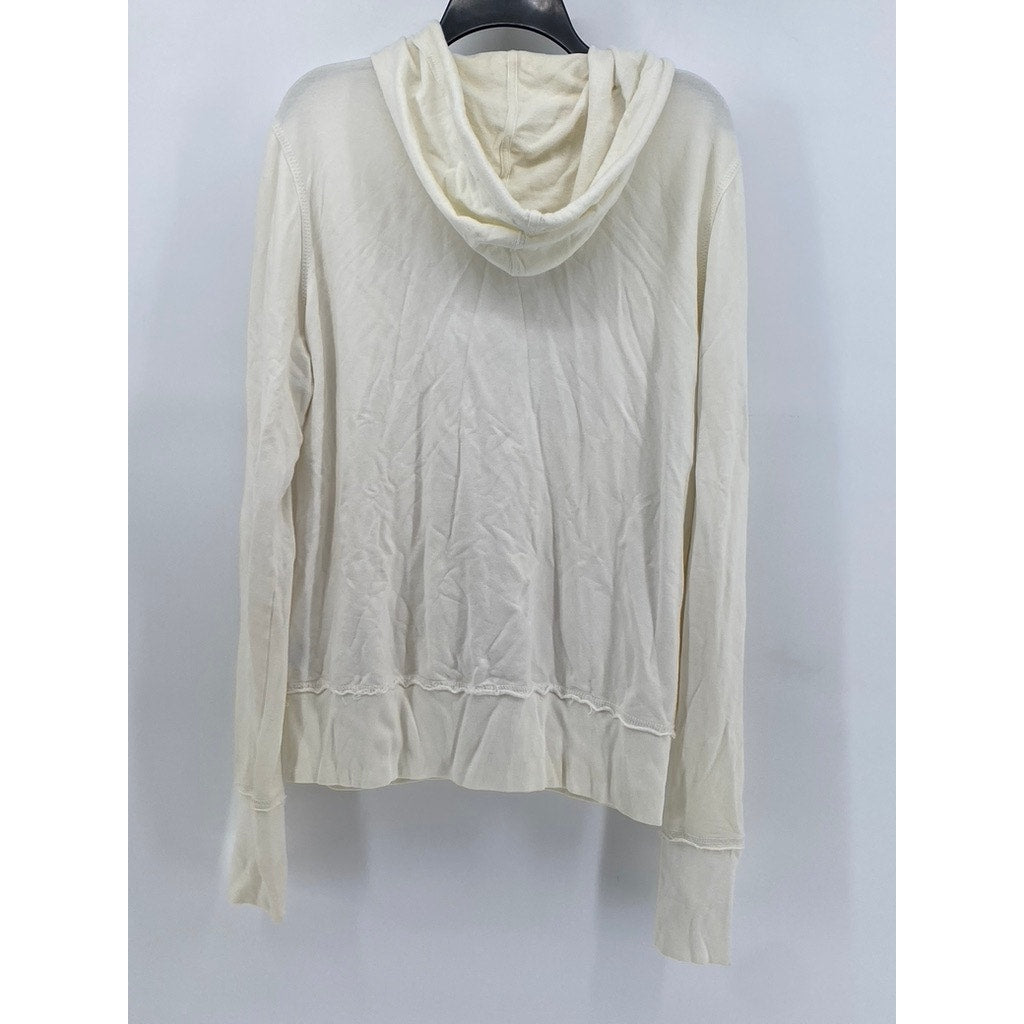 POLO JEANS COMPANY Women's Flag Logo Hooded Zip-Up Sweater SZ XL