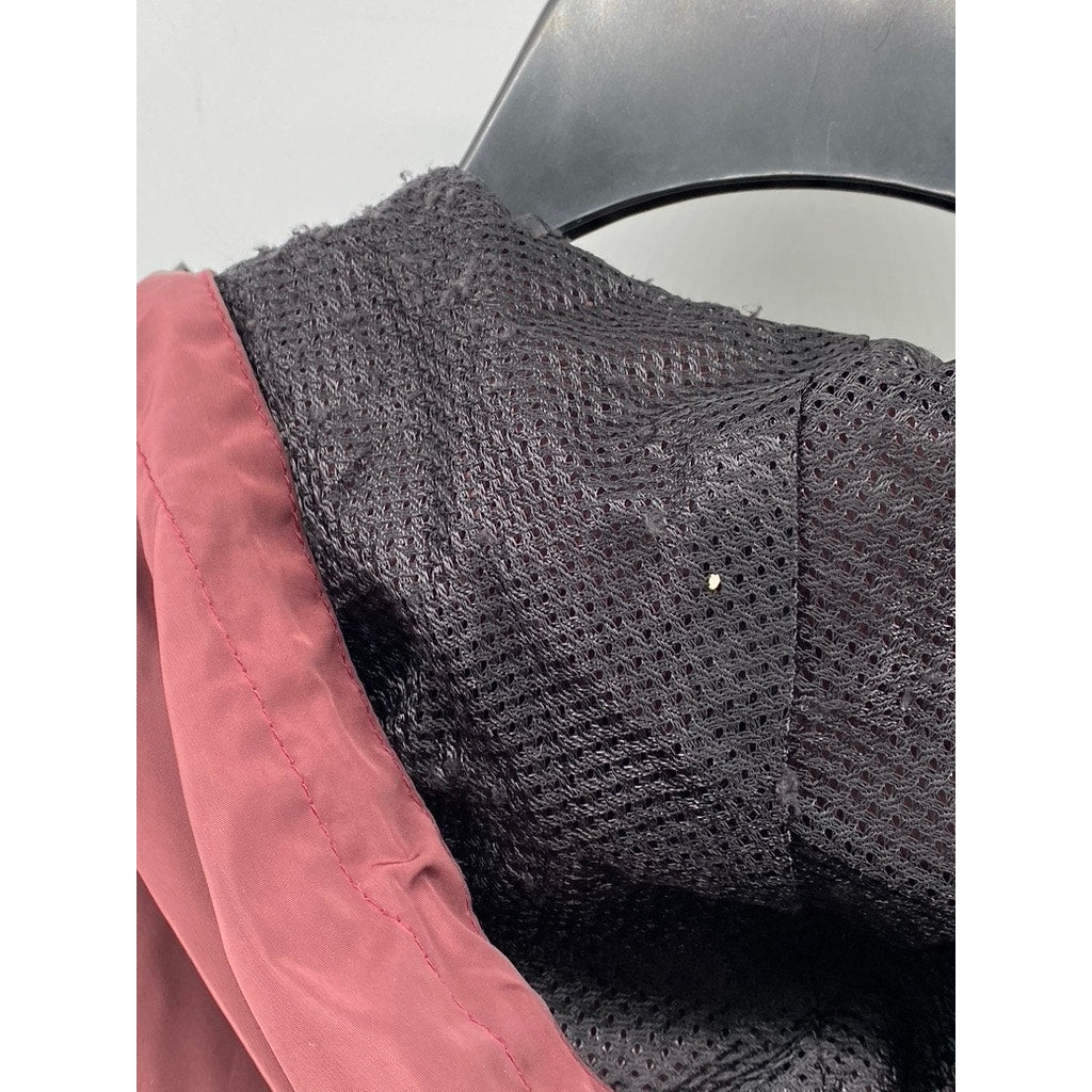 OAHU GEAR COMPANY Men's Burgundy Half Zip Long Sleeve Pullover Jacket SZ S