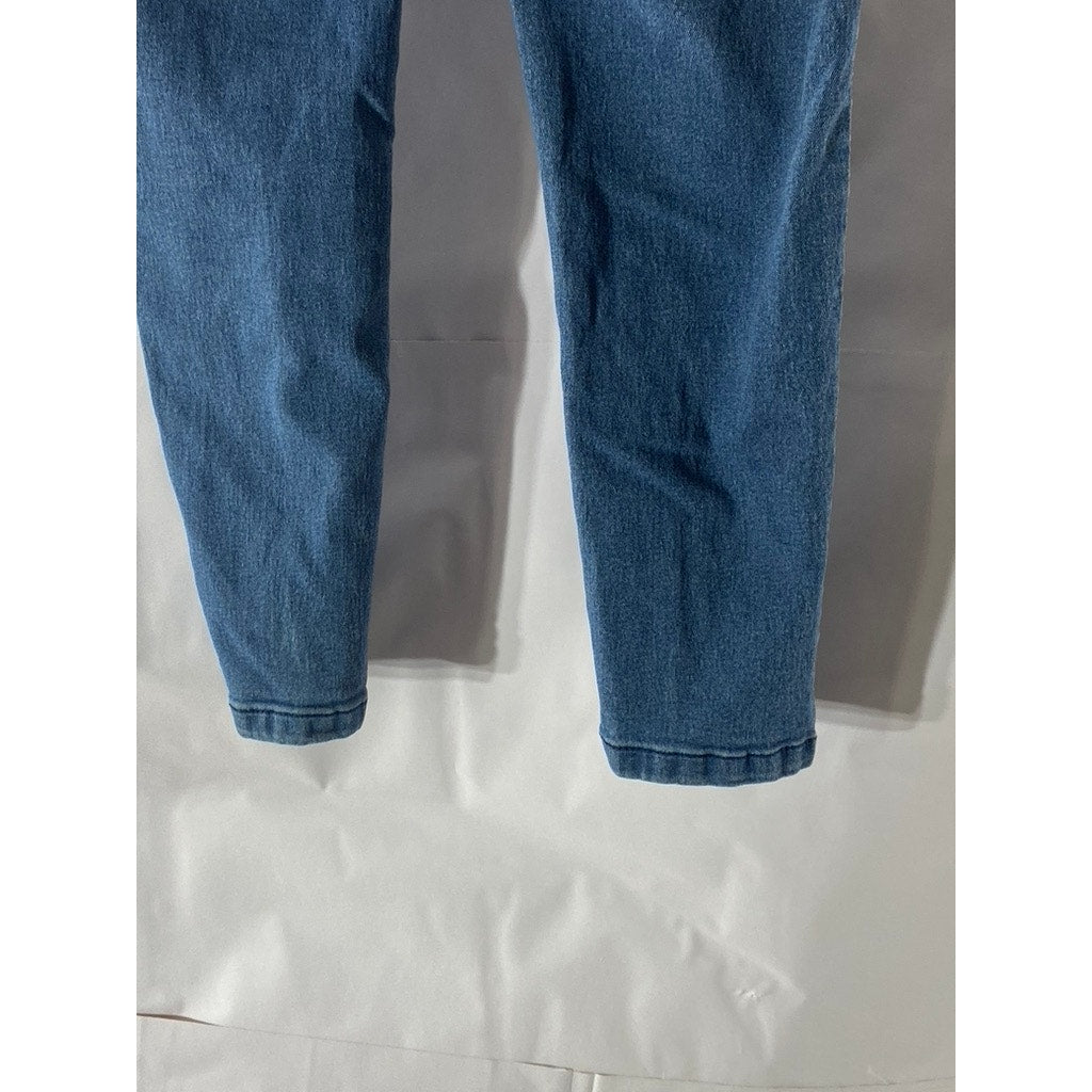 CALVIN KLEIN Girls' Medium Blue Wash Denim Pull-On Skinny Jeans SZ M(8/10)