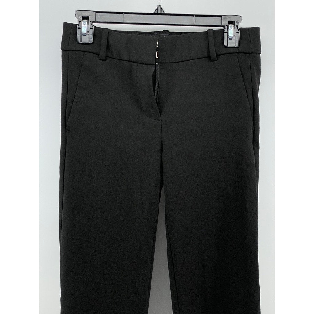 J.CREW Women's Black Solid 365 Cameron Skinny Leg Ankle Pant SZ 0