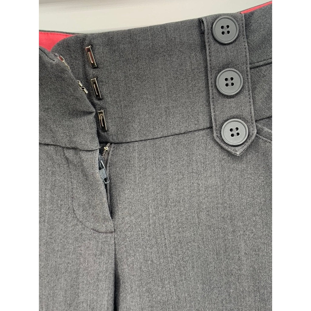 JOE BENBASSET Women Juniors' Charcoal Flared Low Rise Pant SZ 1