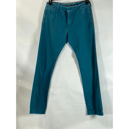 J.CREW Men's Blue Green Stanton Slim-Fit Chino Pants SZ 31X32