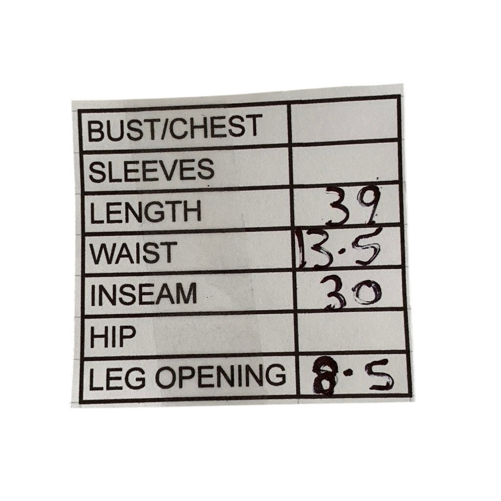 URSULA & BENJAMIN Women's Red Shimmer Pull-Up High Rise Straight Leg Pant SZ S