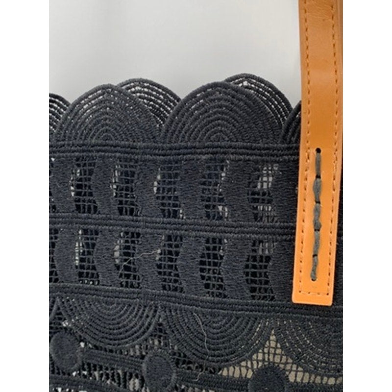 ZINGARA Women's Black Lace Large Kivu Classic Tote Bag