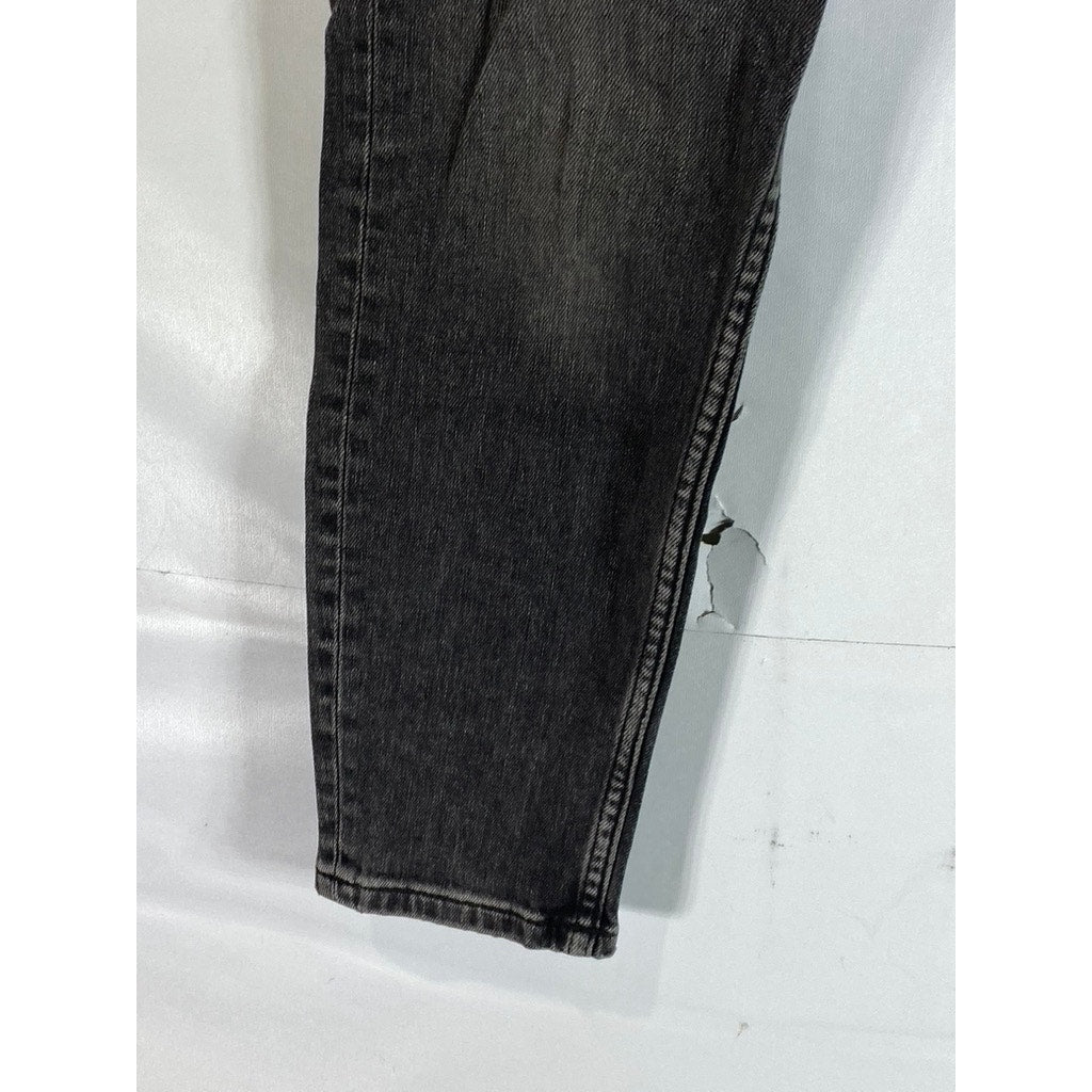 EVERLANE Women's Black Solid HIgh-Rise Skinny Denim Ankle Jeans SZ 26