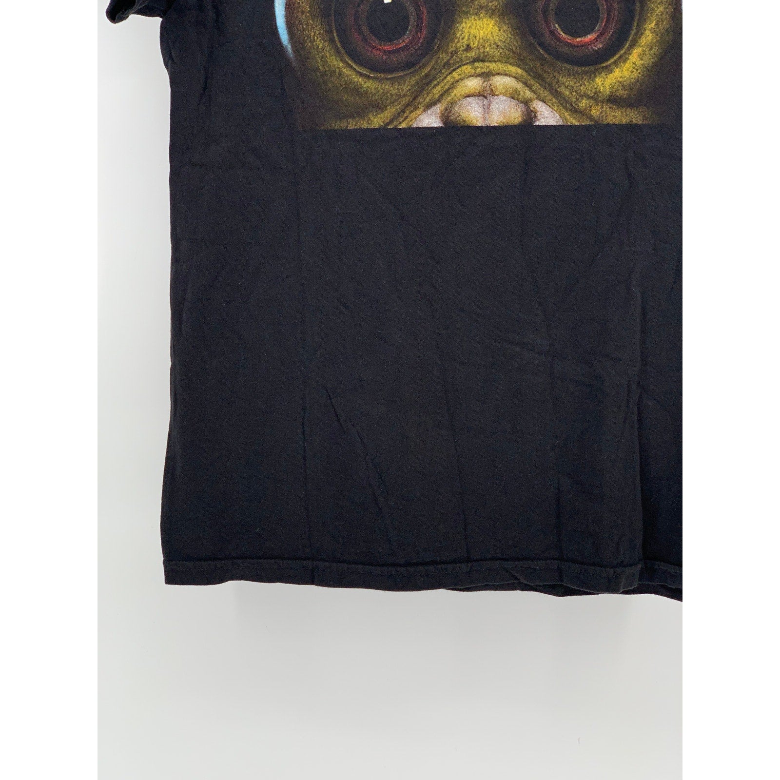 NEON Unisex Adult Black The Monkey Crewneck Graphic Short Sleeve T-Shirt SZ S