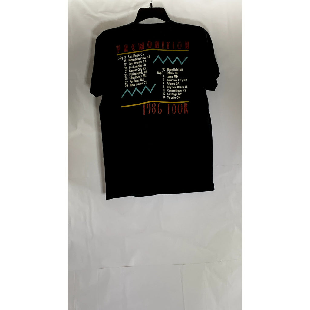 VINTAGE Unisex Peter Frampton "Premonition" Tour Guide Short Sleeve T-Shirt SZ L