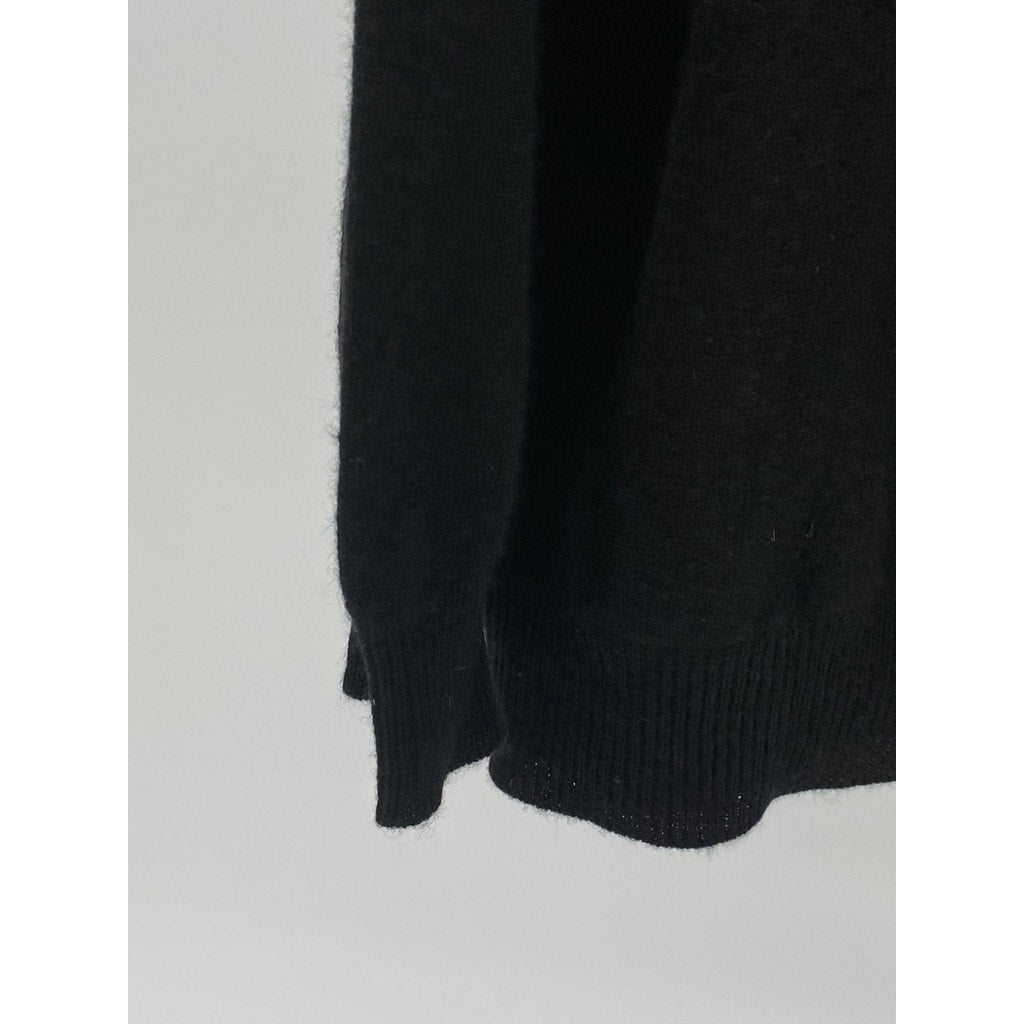 CLUB ROOM Men’s Black Luxury Cashmere V-Neck Long Sleeve Knit Sweater SZ L