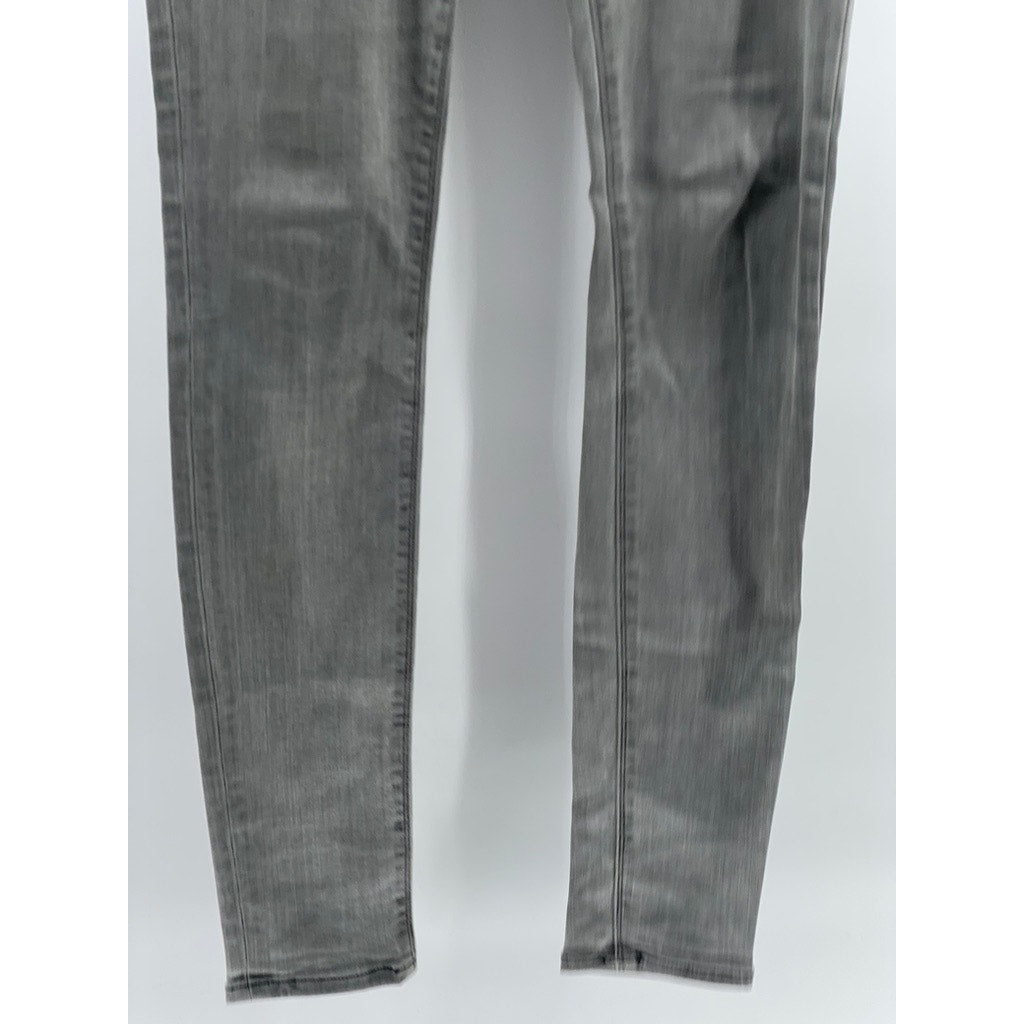 HUDSON Women's Light Gray Denim Super Skinny Midrise Natalie Jeans SZ 25