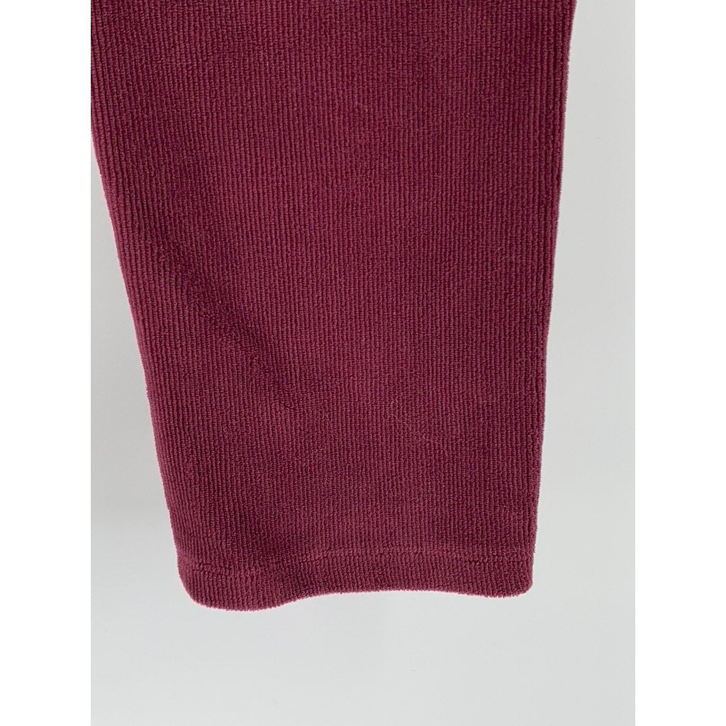 MICHAEL KORS Women's Maroon Corduroy Skinny Leg Pants SZ 28
