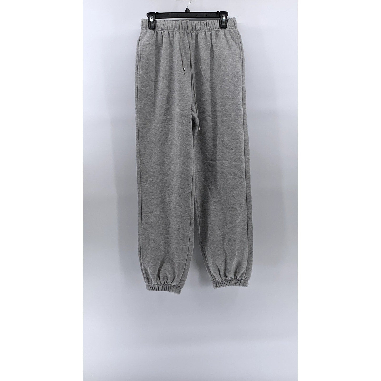 UNBRANDED Women's Light Gray Fleece Pull-On Casual Sweatpants SZ S