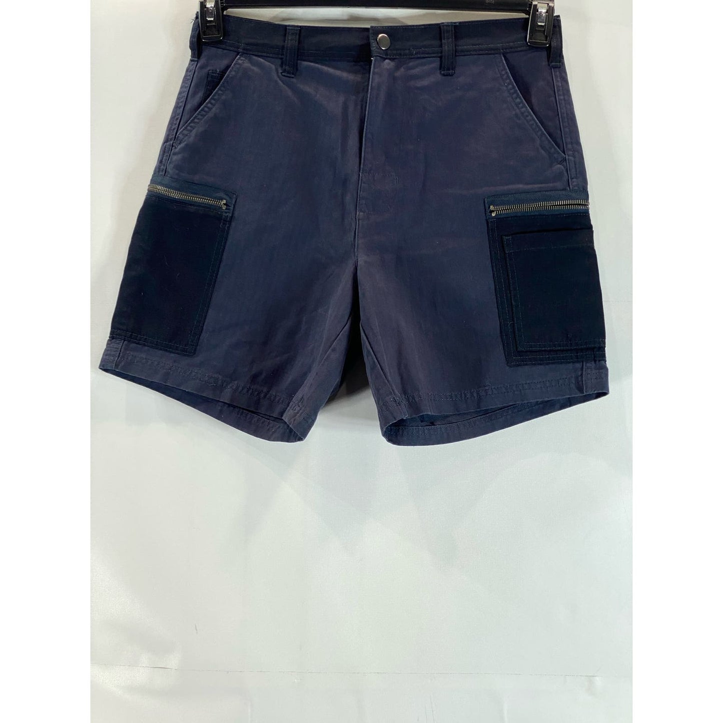 BDG URBAN OUTFIITTERS Men's Navy Zipper-Cargo Pocket Shorts SZ 32