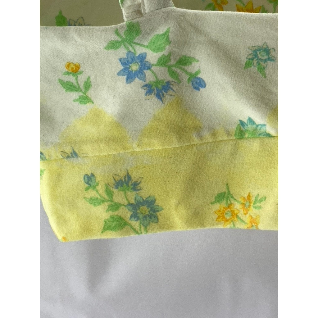 SINCERELY JULES X BANDIER Women's White-Yellow Floral Ruffle-Sleeve Bralette SZM