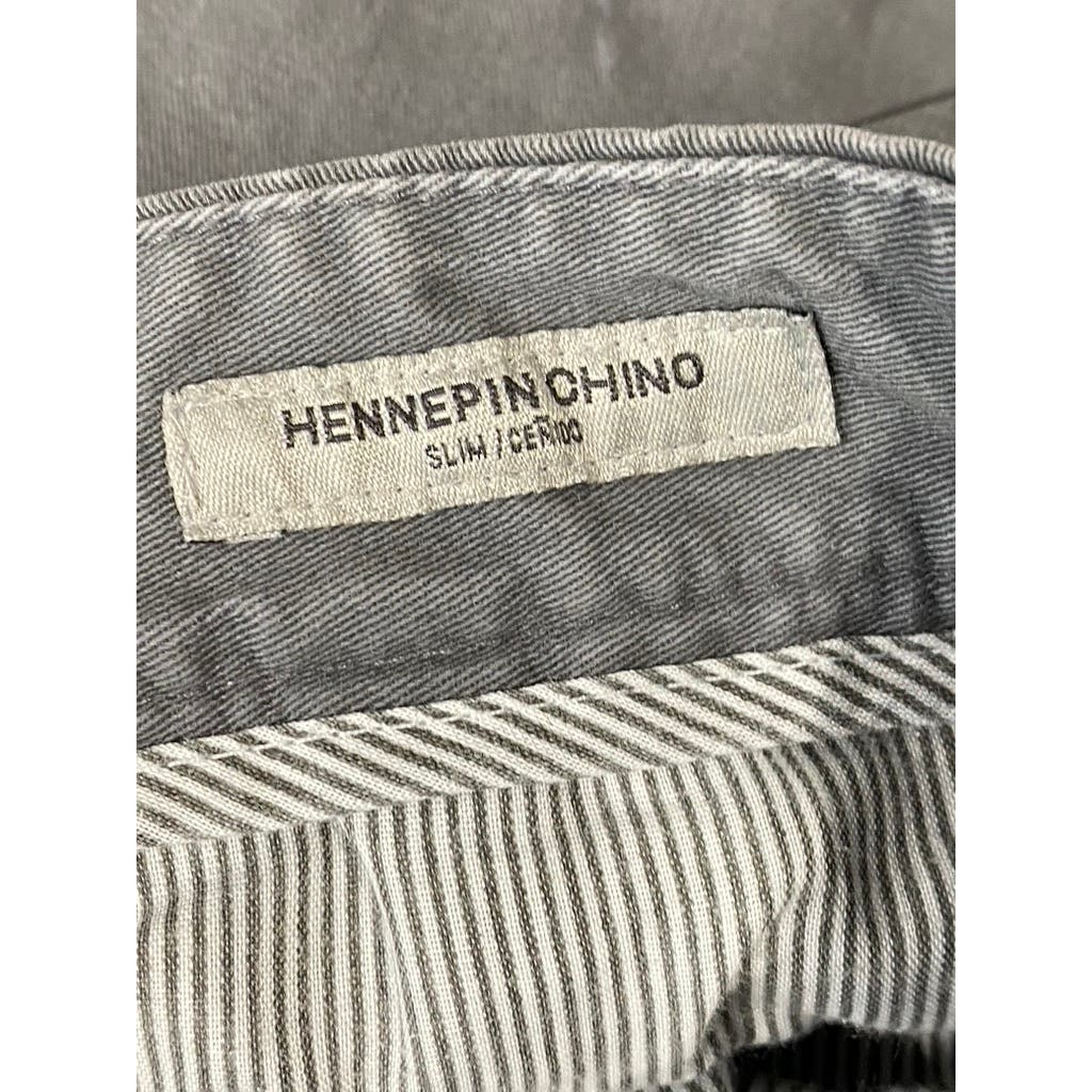 GOODFELLOW & CO Men's Thundering Gray Hennepin Slim-Fit Chino Pants SZ 28X30