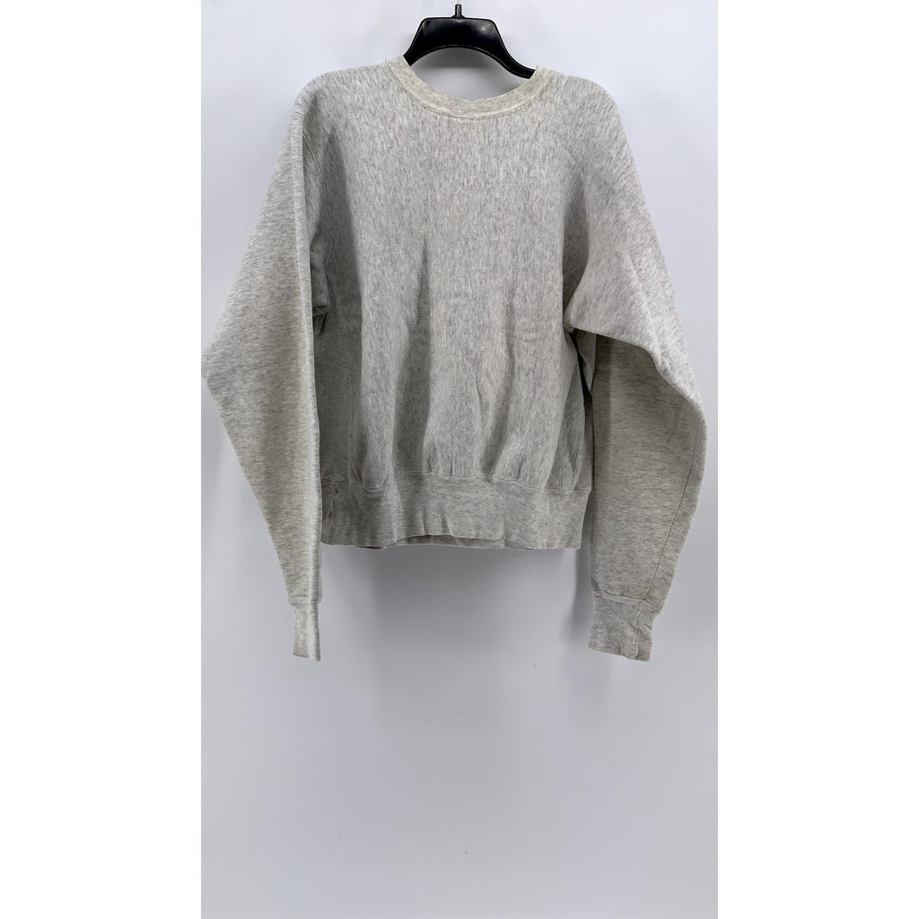 VINTAGE Men's Gray U.S Navy Crewneck Cotton-Blend Sweater SZ M