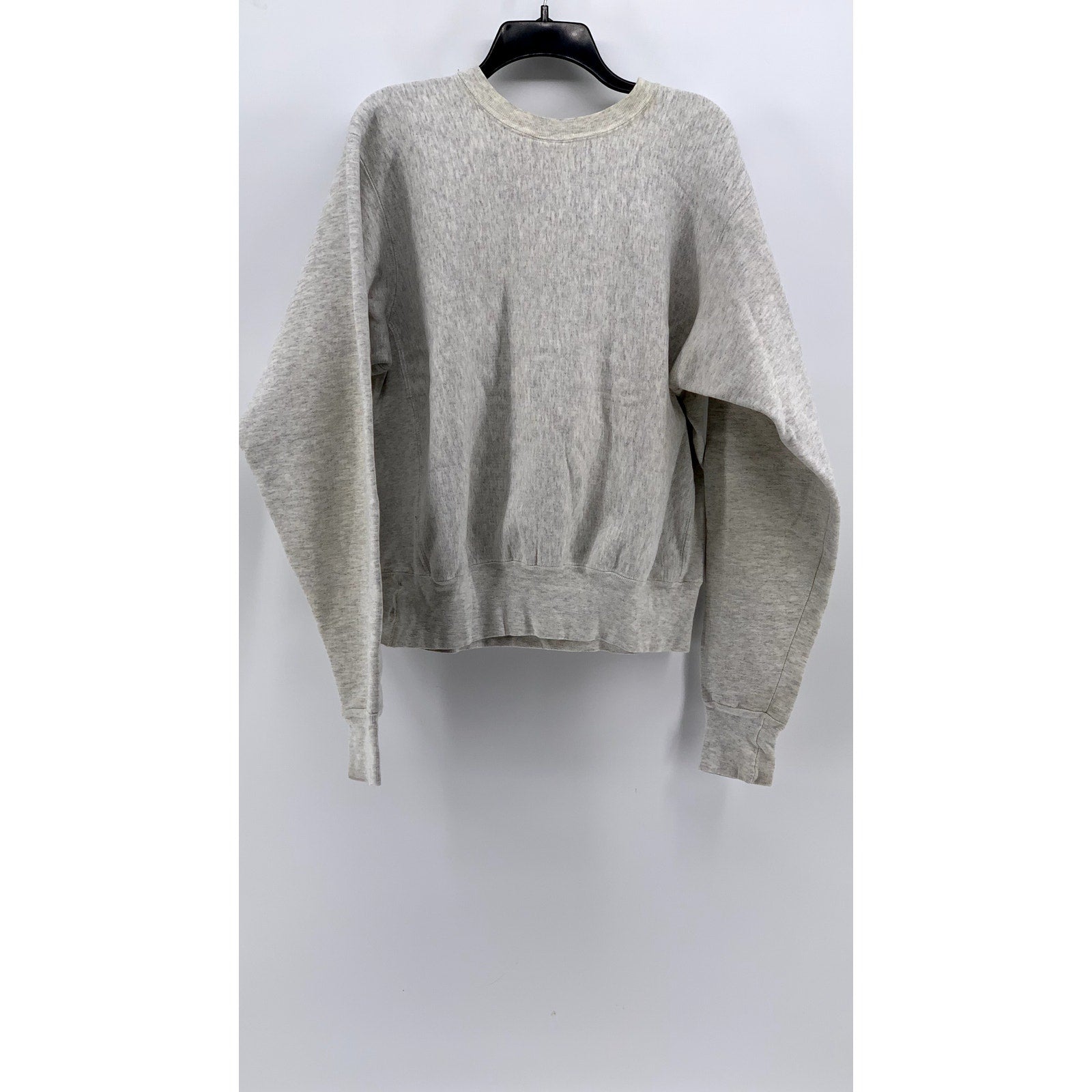 VINTAGE Men's Gray U.S Navy Crewneck Cotton-Blend Sweater SZ M