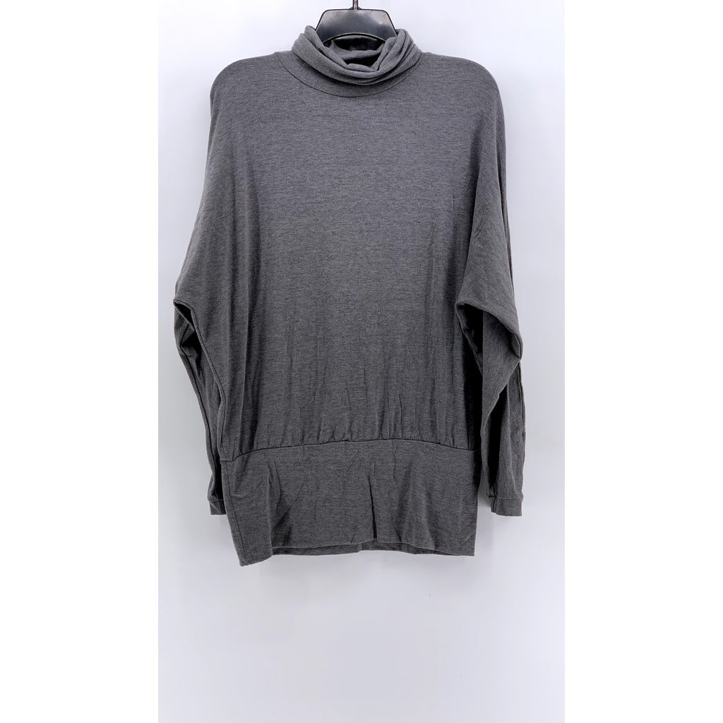 TWELVE BY TWELVE Women's Gray Turtleneck Long Sleeve Sweater Dress SZ M