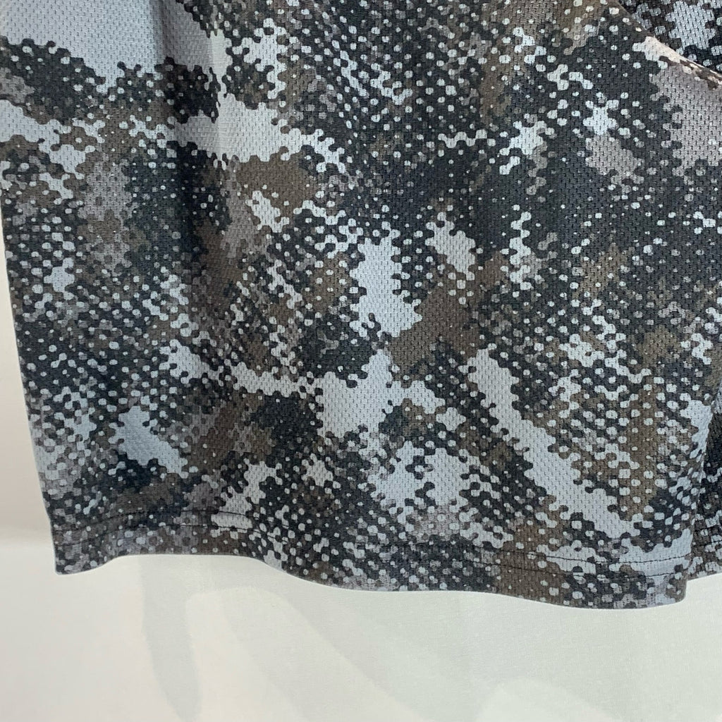 UNDER ARMOUR Men's Gray Elastic Waist Loose-Fit Pull-On Active Shorts SZ M