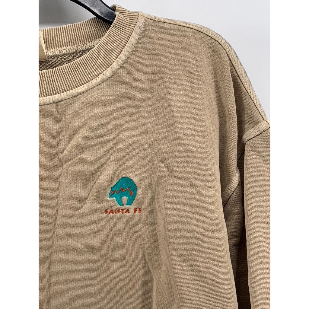 ALTERNATIVE APPAREL Men's Tan Crewneck Sweatshirt SZ M