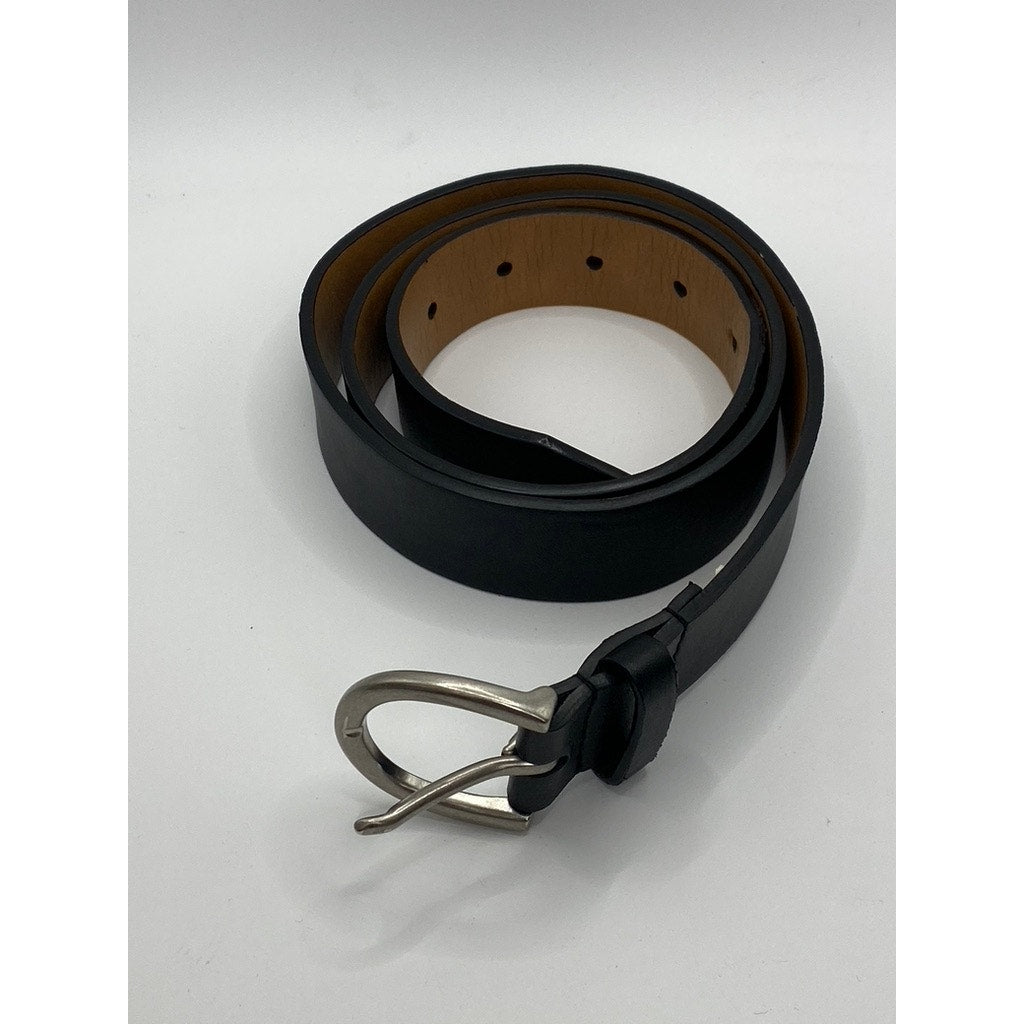 CHAPS Boy's Black Faux-Leather Single-Prong Belt SZ M(8-10)