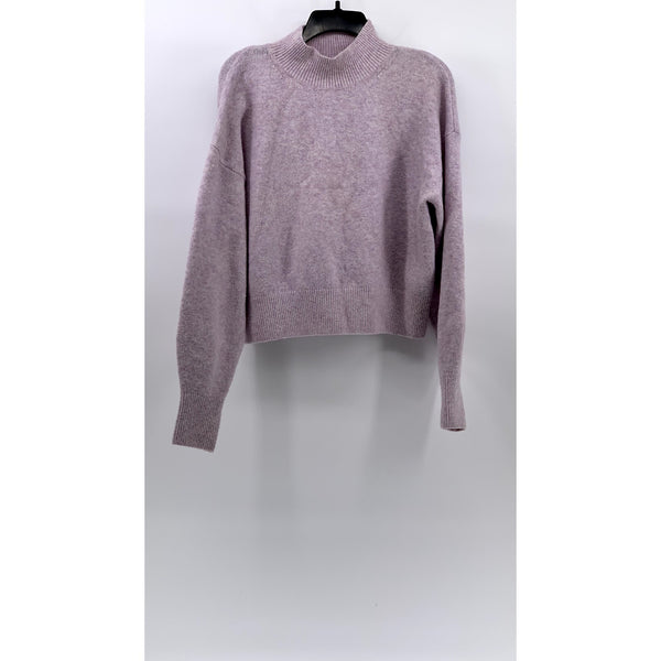 & OTHER STORIES Women's Lilac Soft Knit Mock-Neck Long Sleeve Sweater SZ S