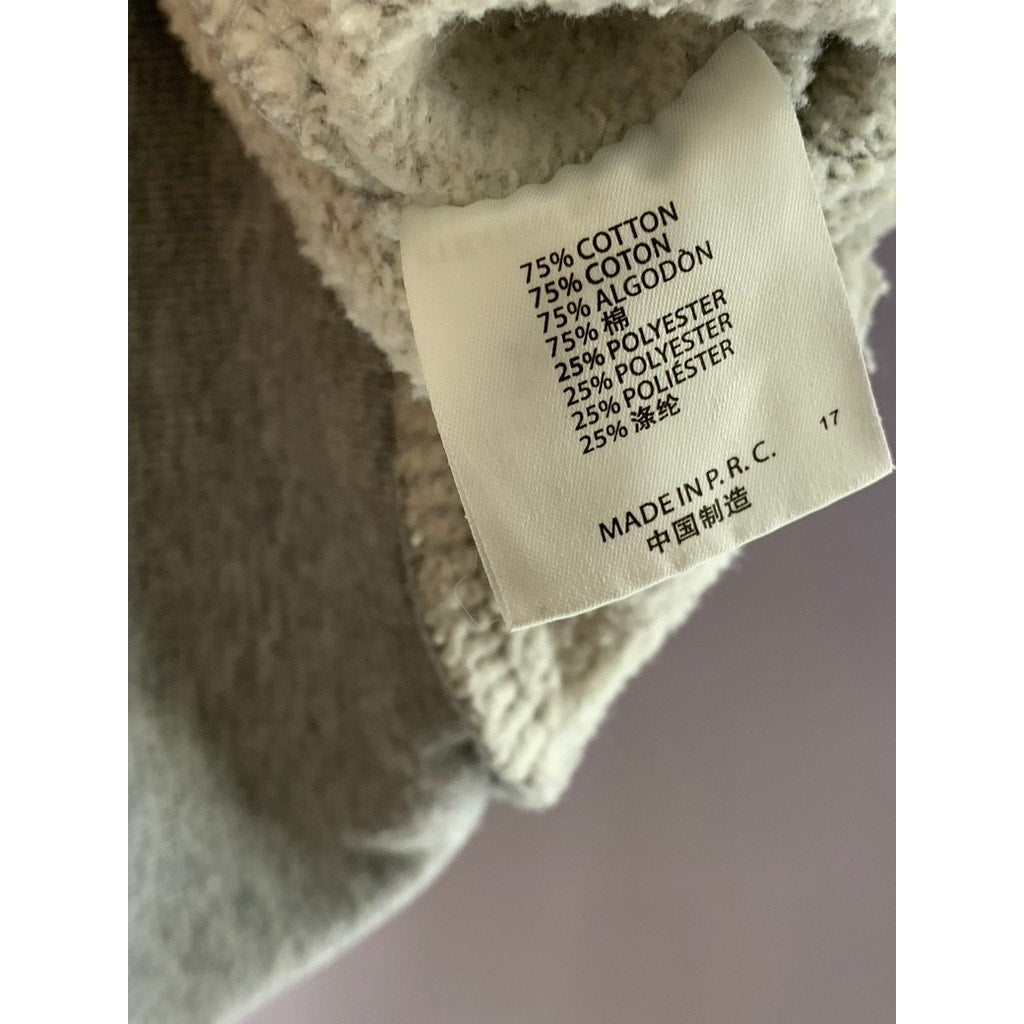BRANDY MELVILLE Women's Gray Crystal Zip-Up Hooded Long Sleeve Sweater SZ S