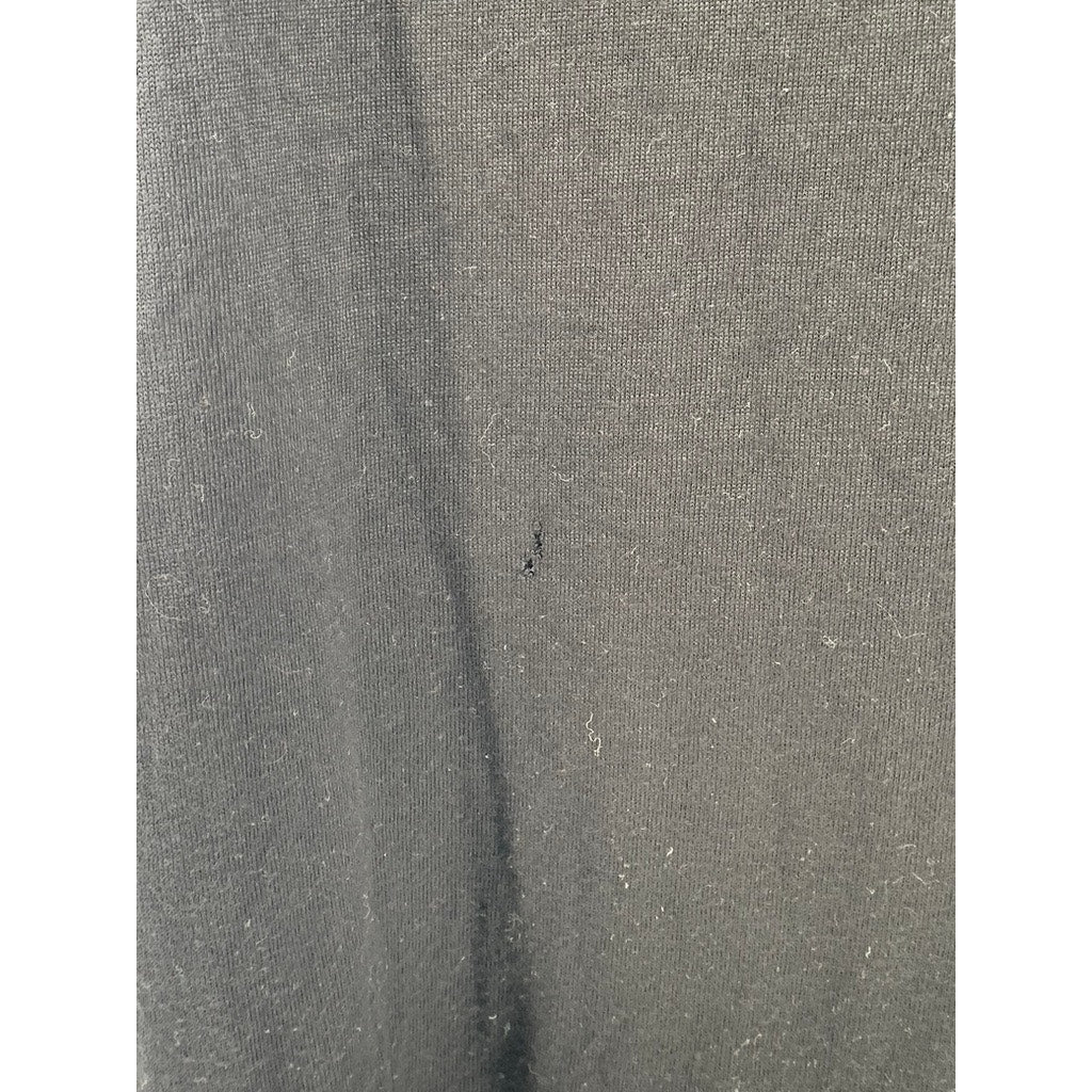 MKM ORIGINALS Men's Black Solid Knit Wool Scoop-Neck Casual Tank SZ S