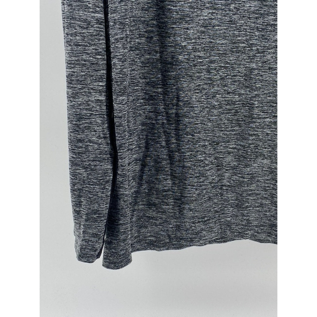 ASICS Men's Gray Crewneck Race Seamless Long Sleeve Active T-Shirt SZ L