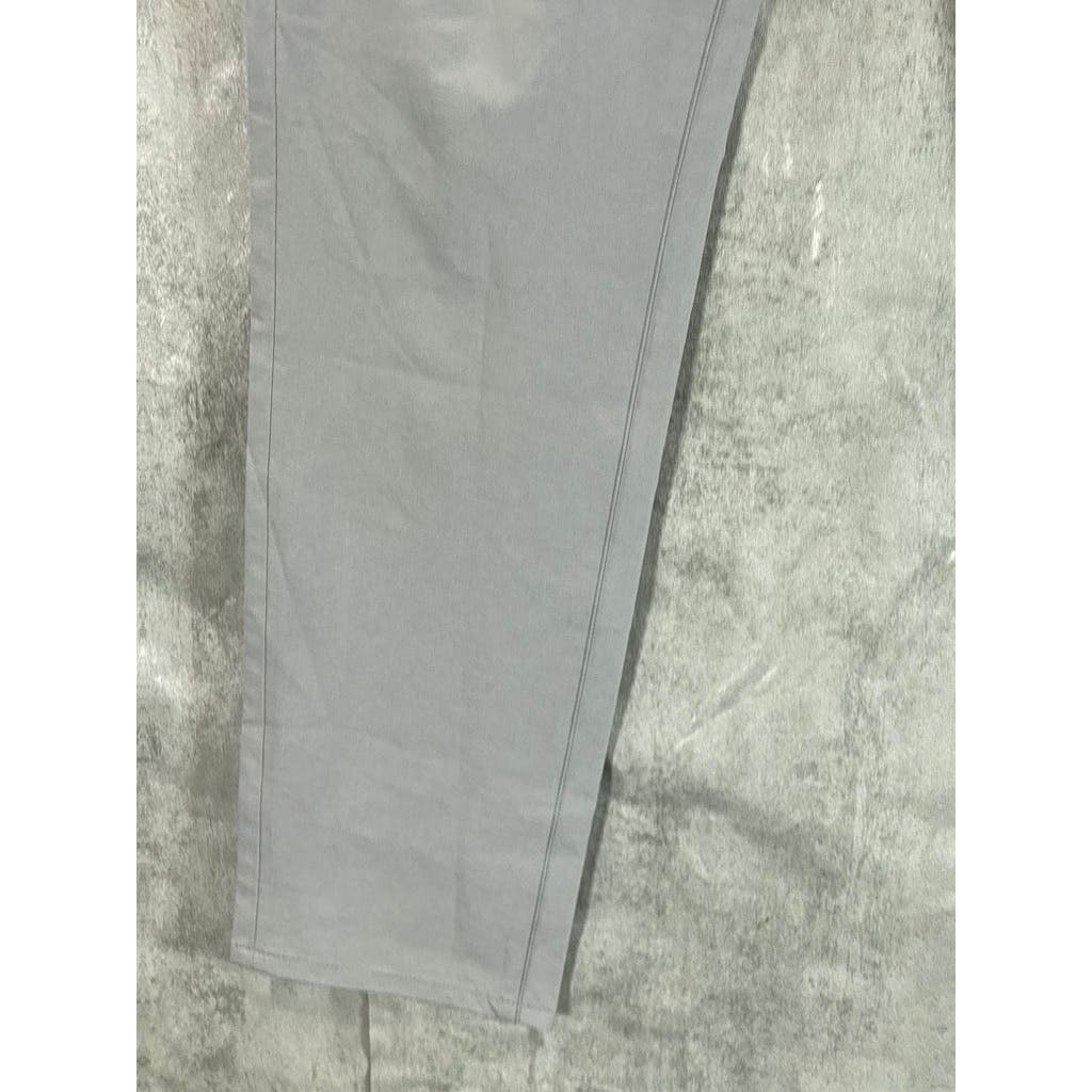 J. HILBURN Men's Light Gray Slim Straight Chino Pants SZ 36x32
