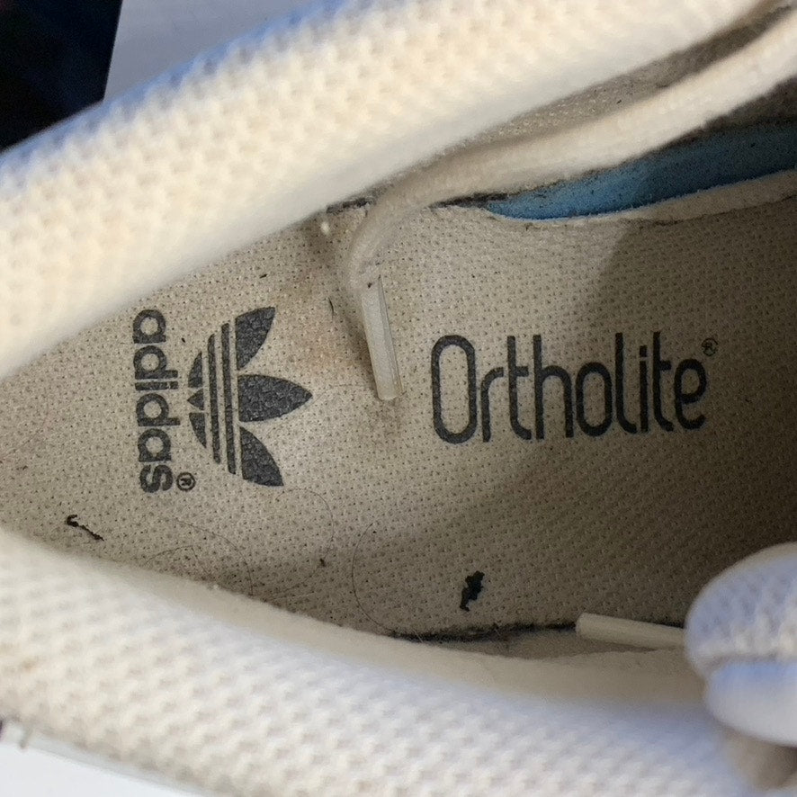 ADIDAS Women's White/Black Pro Model 3-Stripe High-Top Lace-Up Sneakers SZ 5.5