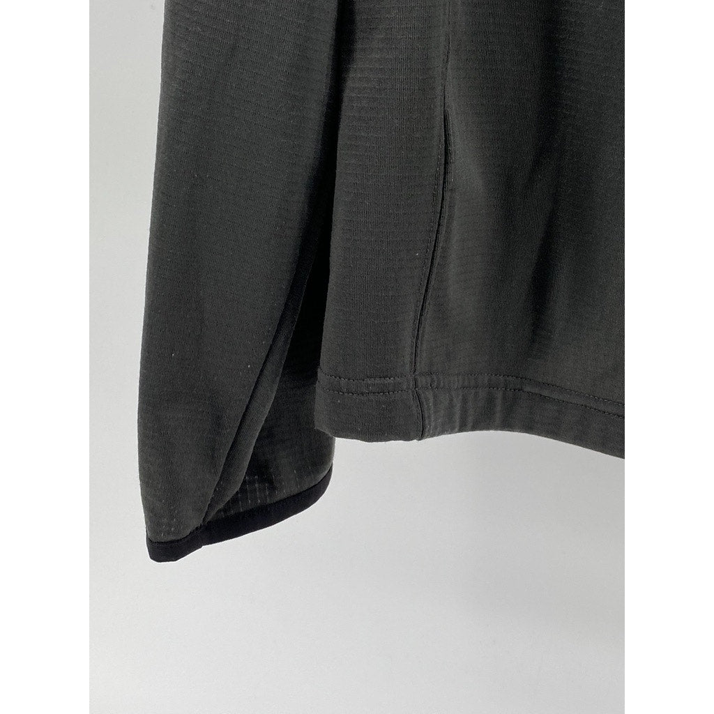 THE NORTH FACE Men’s Charcoal Gray Half-Zip Textured Pullover Sweater SZ L