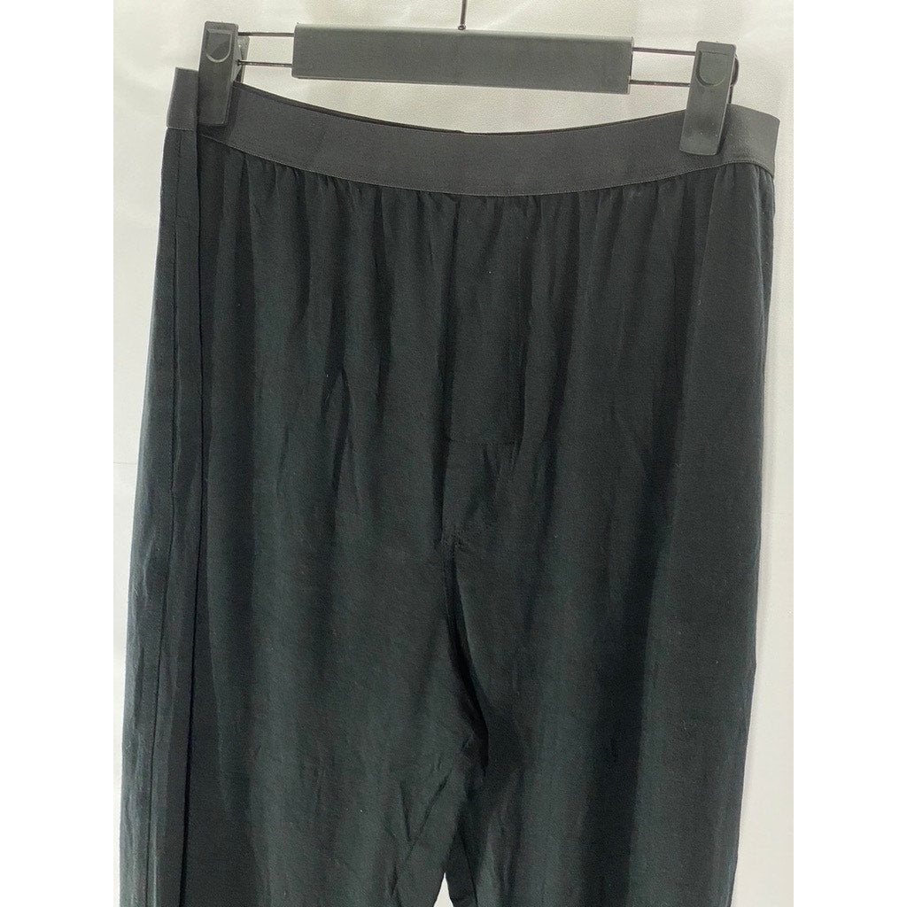 ME UNDIES Women’s Solid Black Elastic Waist Pull-On Layer Leggings SZ M