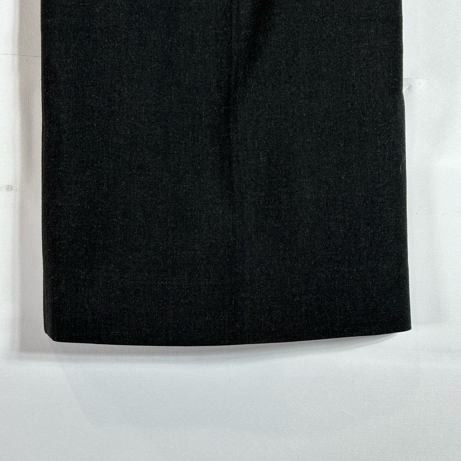 HALOGEN Women's Plus Size Charcoal Taylor-Fit Wide-Leg Dress Pants SZ 14W