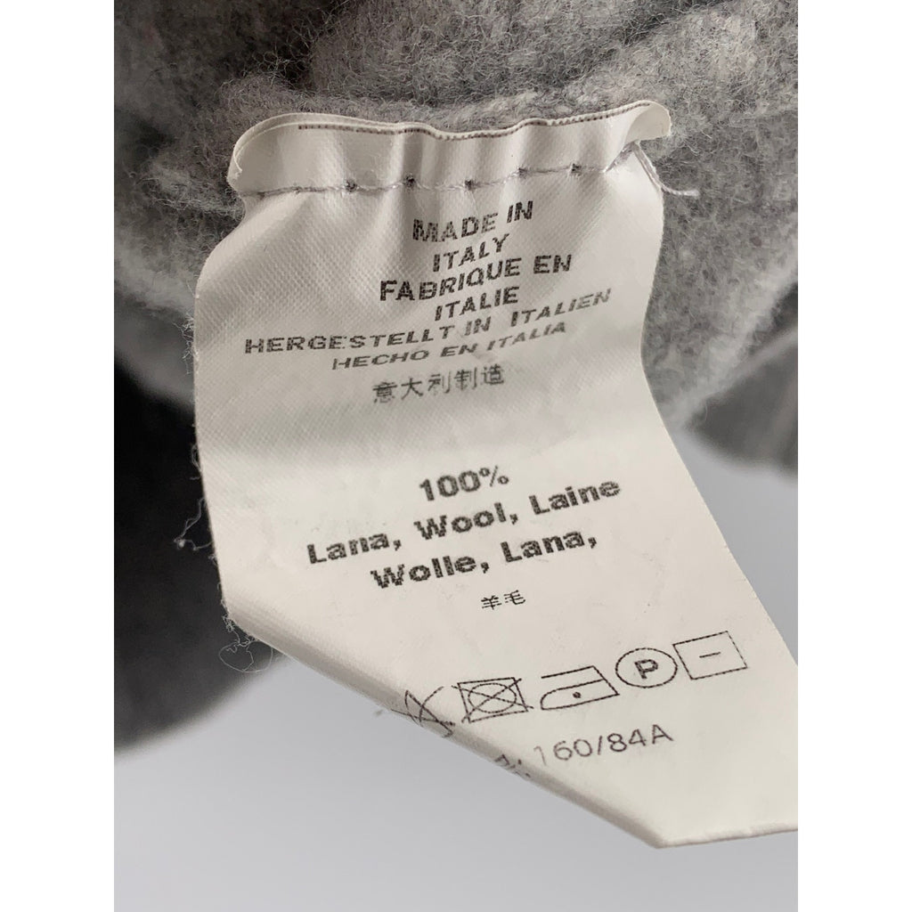 BRANDY MELVILLE Women's Heather Gray Wool V-Neck Long Sleeve Sweater SZ OS