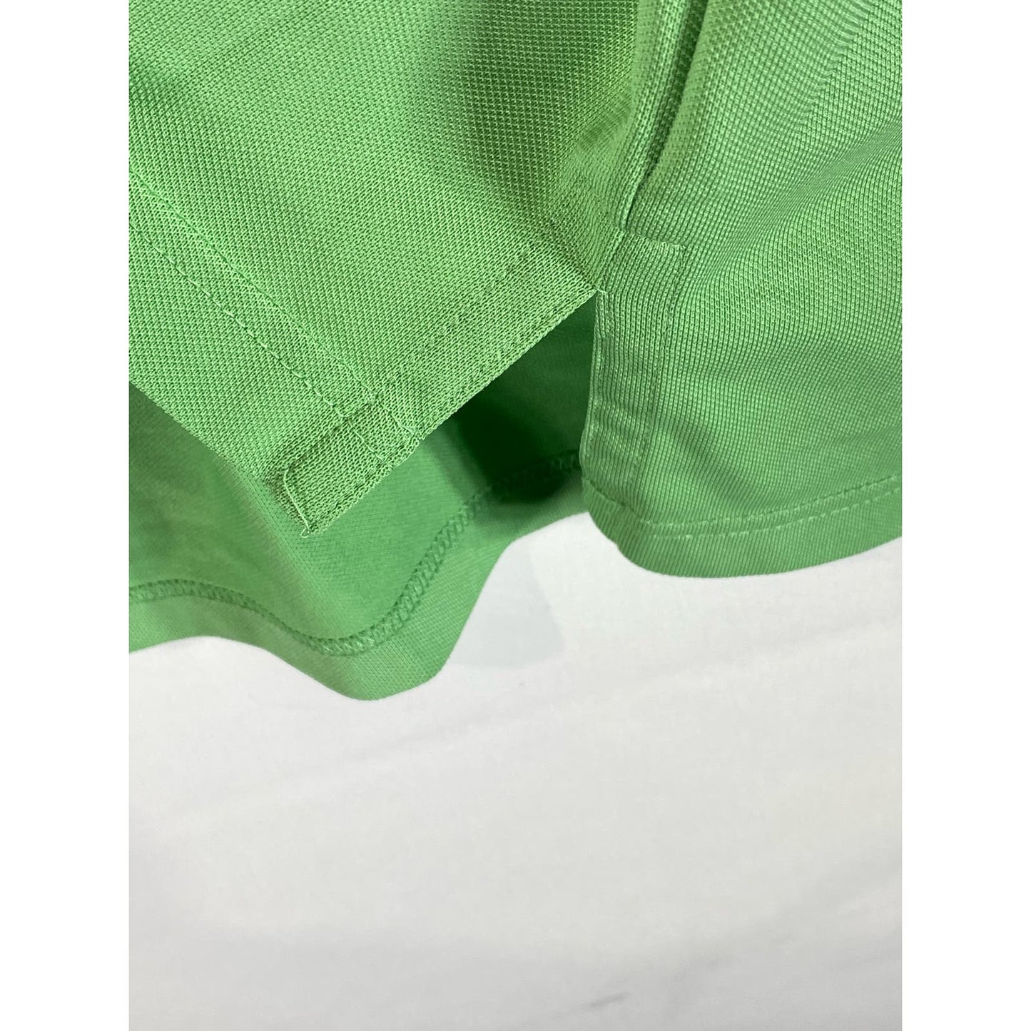 PETER MILLAR Men's Green The Ocean Course Summer Comfort Short Sleeve Polo SZ L