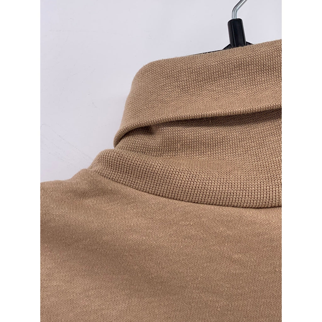 NORTHWEST PASSGAE Women's Vintage Beige Single Stitch Long Sleeve Top SZ S