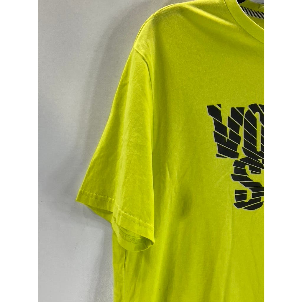 VOLCOM Men's Limeade Crewneck Modern-Fit Shattered Logo Short Sleeve T-Shirt SZL