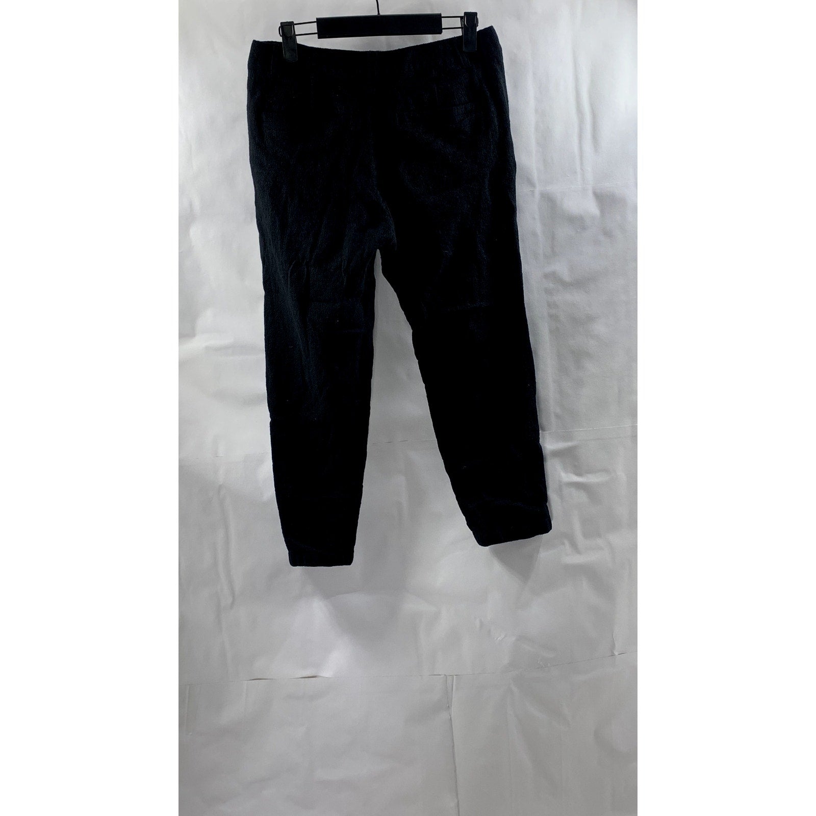 COS Men's Black Solid Wool-Blend Regular-Fit Slim-Leg Pant SZ 30R