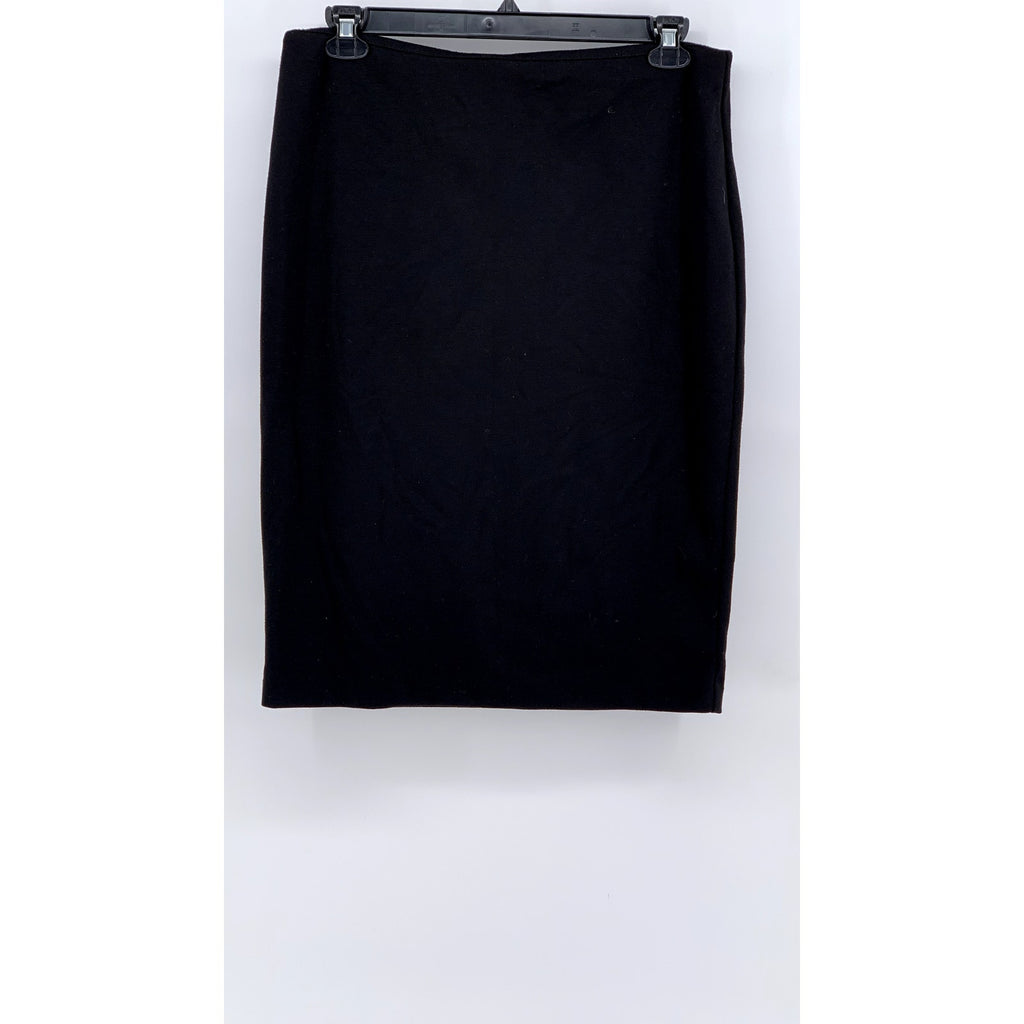 COVINGTON Women's Black Solid Pencil Mini Skirt SZ 14