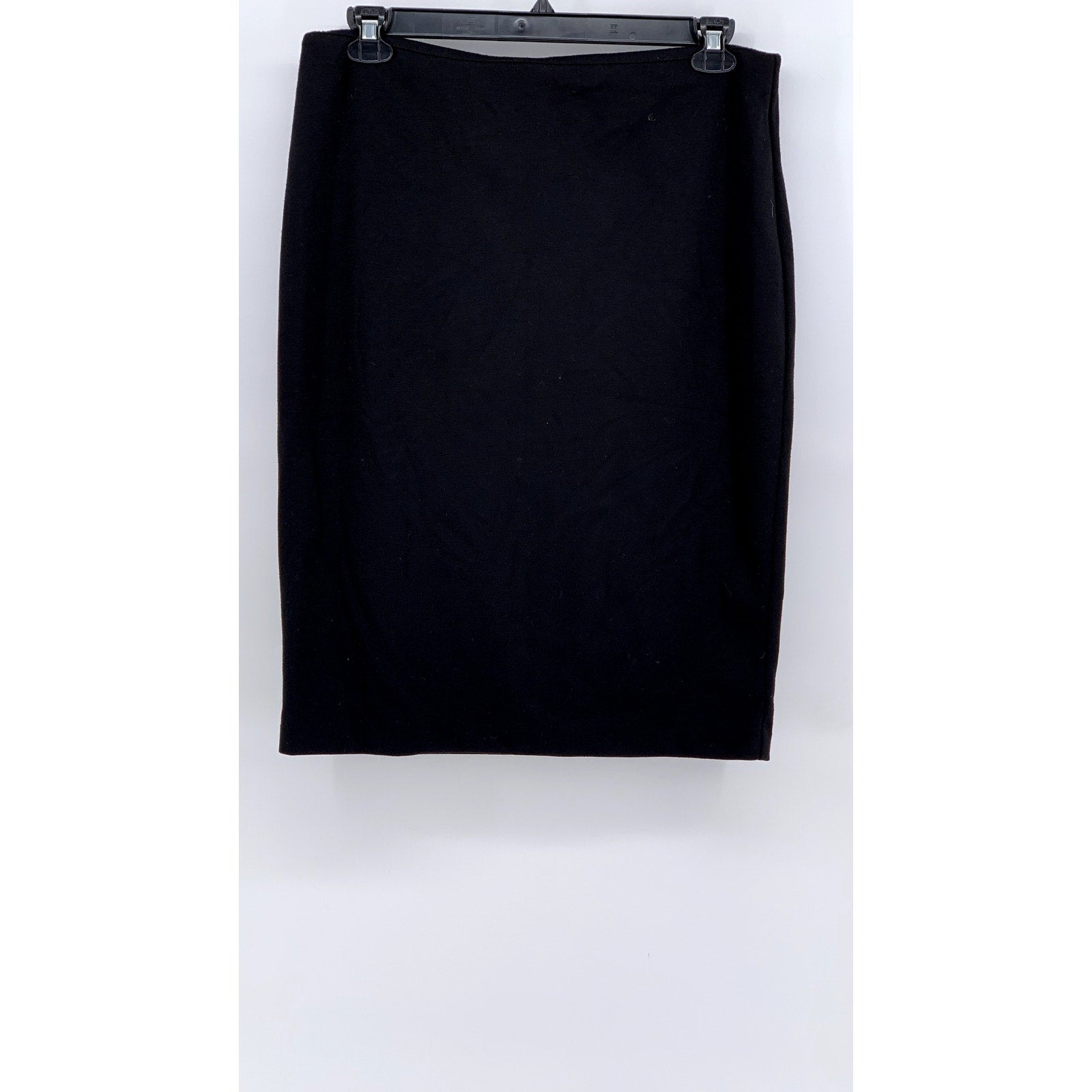 COVINGTON Women's Black Solid Pencil Mini Skirt SZ 14