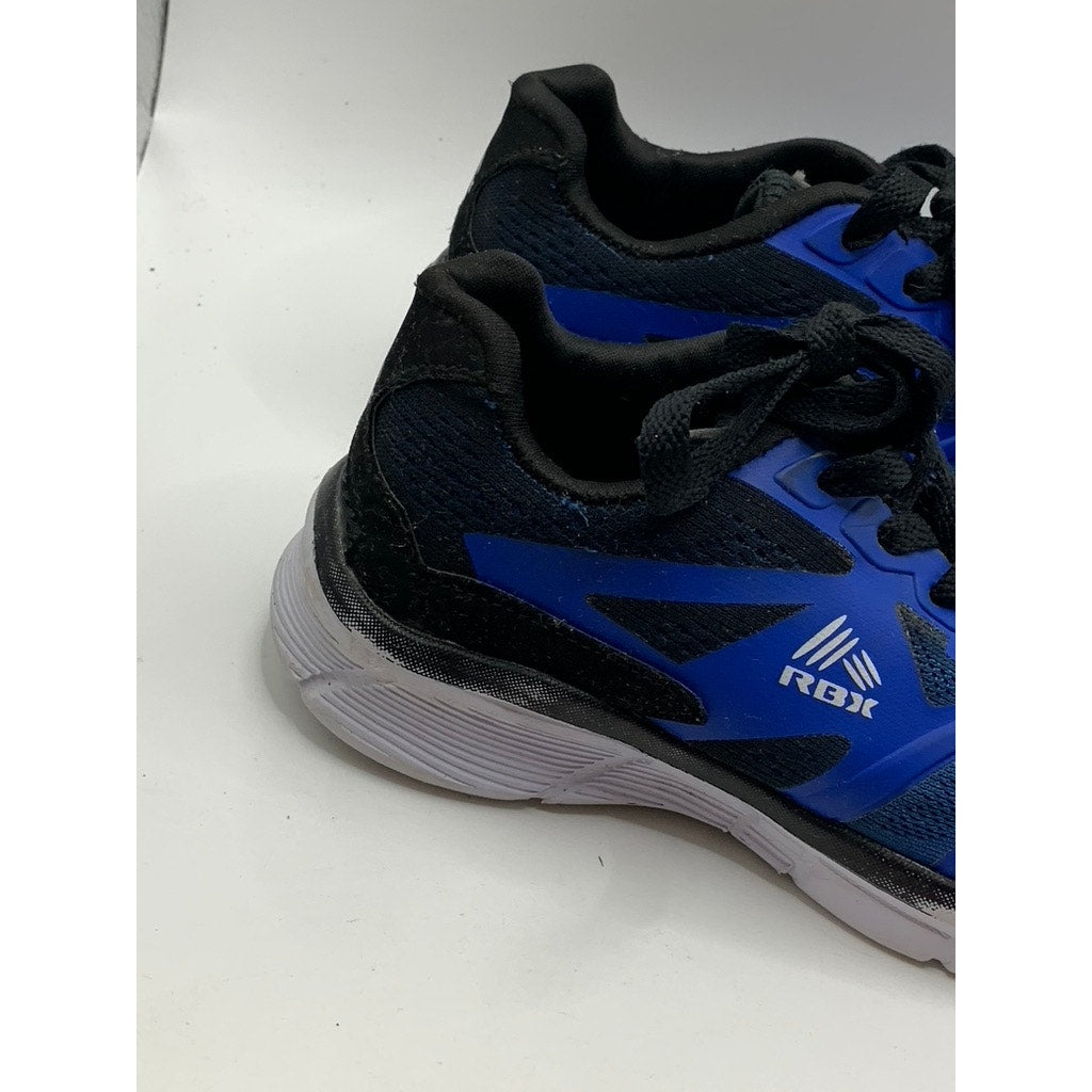 RBX Kids' Blue-Black Mesh Knit Running Shoes SZ 1