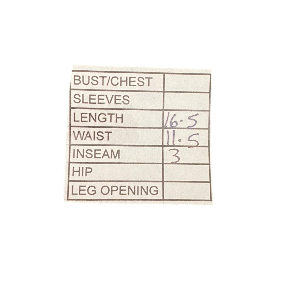 ZARA Women's Black Ruffle-Elasticized Waist Denim Cuffed Paperbag Shorts SZ 34