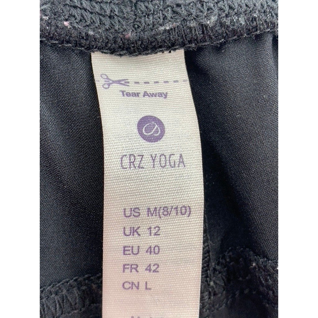 CRZ YOGA Women's Black Stretch Sports Exercise Lounge Jogger Pants SZ M