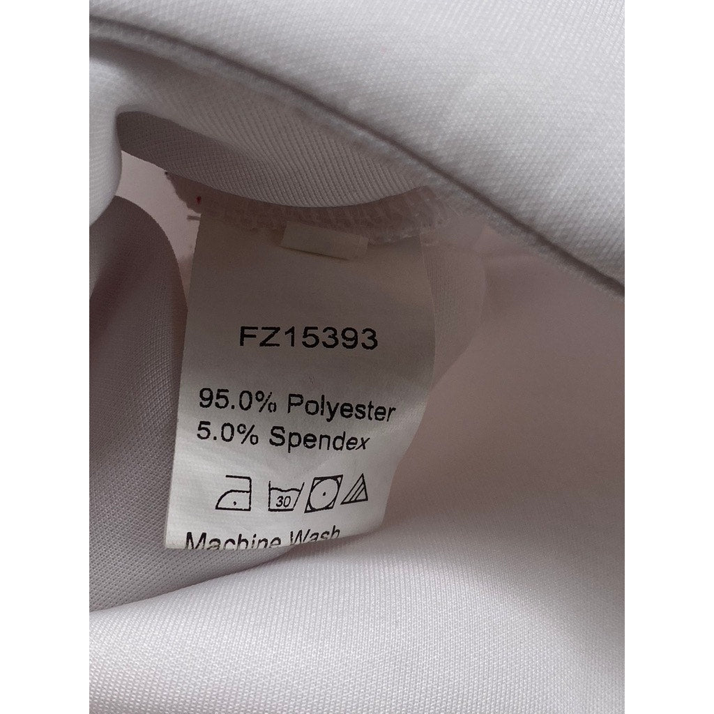 UNBRANDED Women's White Solid High Collar Button-Up Cropped Vest Top SZ S