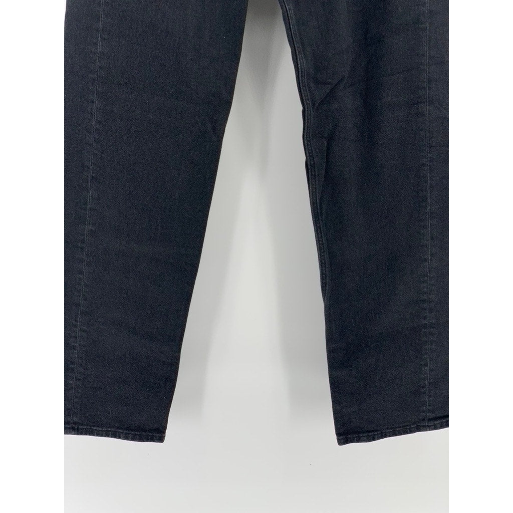 CALVIN KLEIN Men's Black Solid 90's Straight Jeans SZ 28