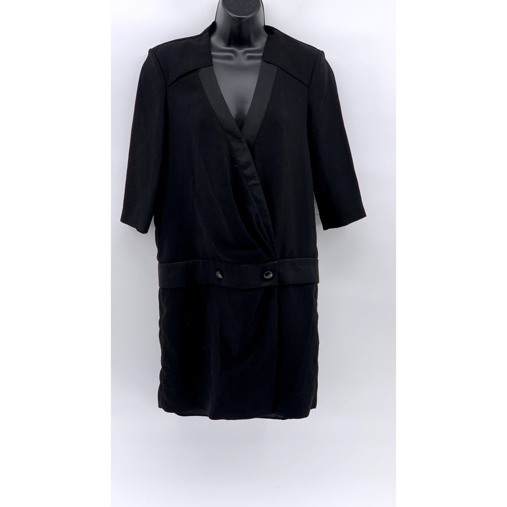 THE KOOPLES Women’s Black Wrap Blazer Dress SZ S