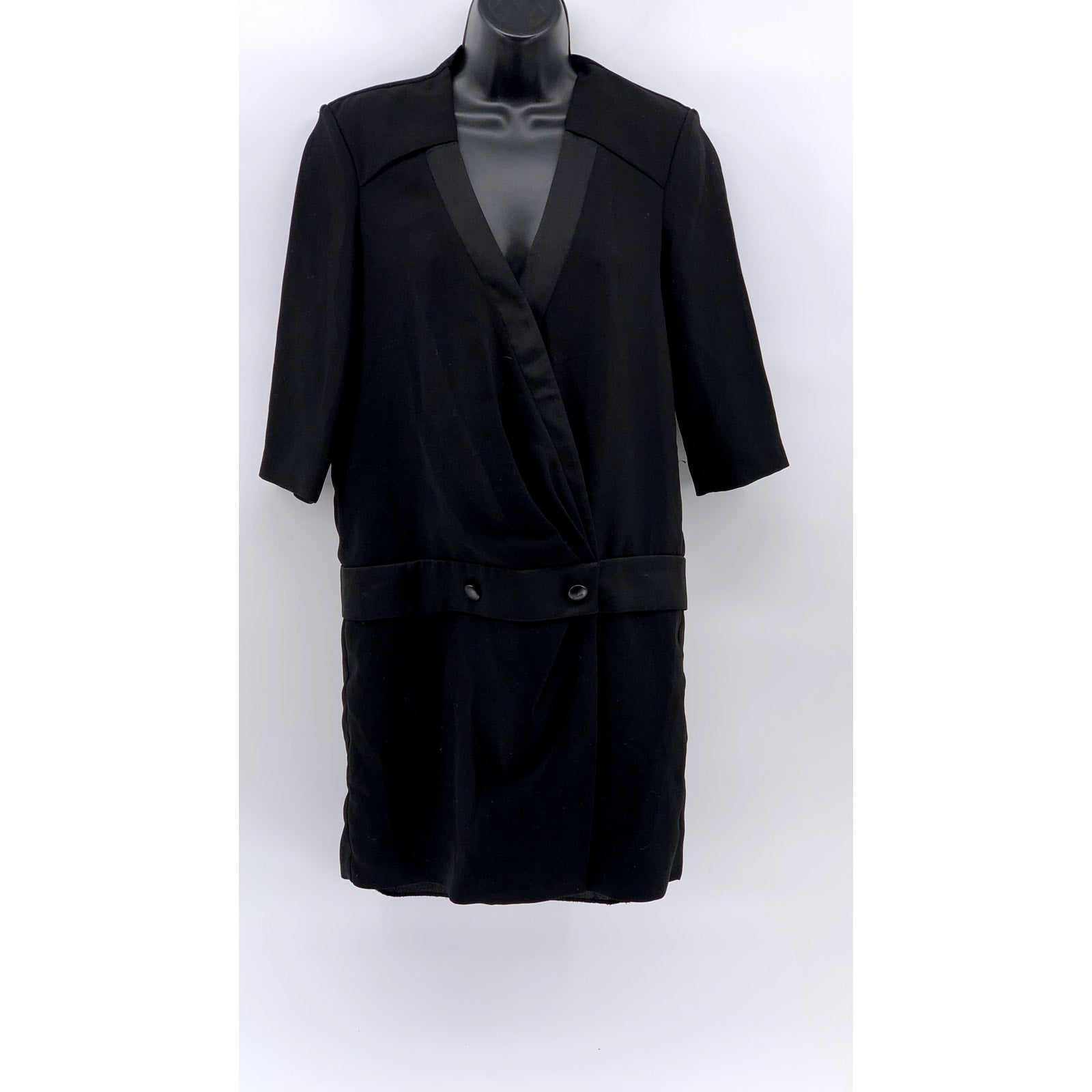 THE KOOPLES Women’s Black Wrap Blazer Dress SZ S
