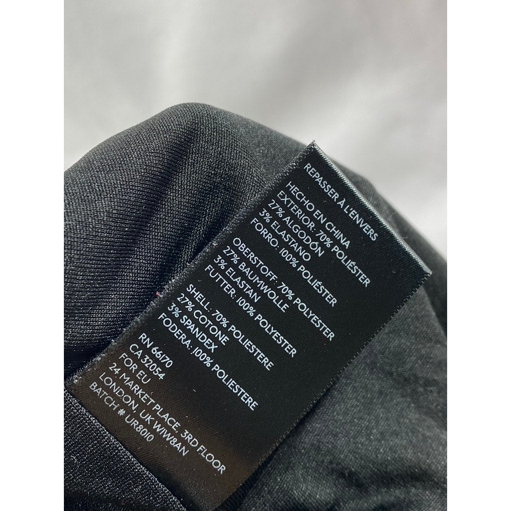 SILENCE & NOISE Women's Black-White Plaid Zipper-Pocket Mini Skirt SZ 12