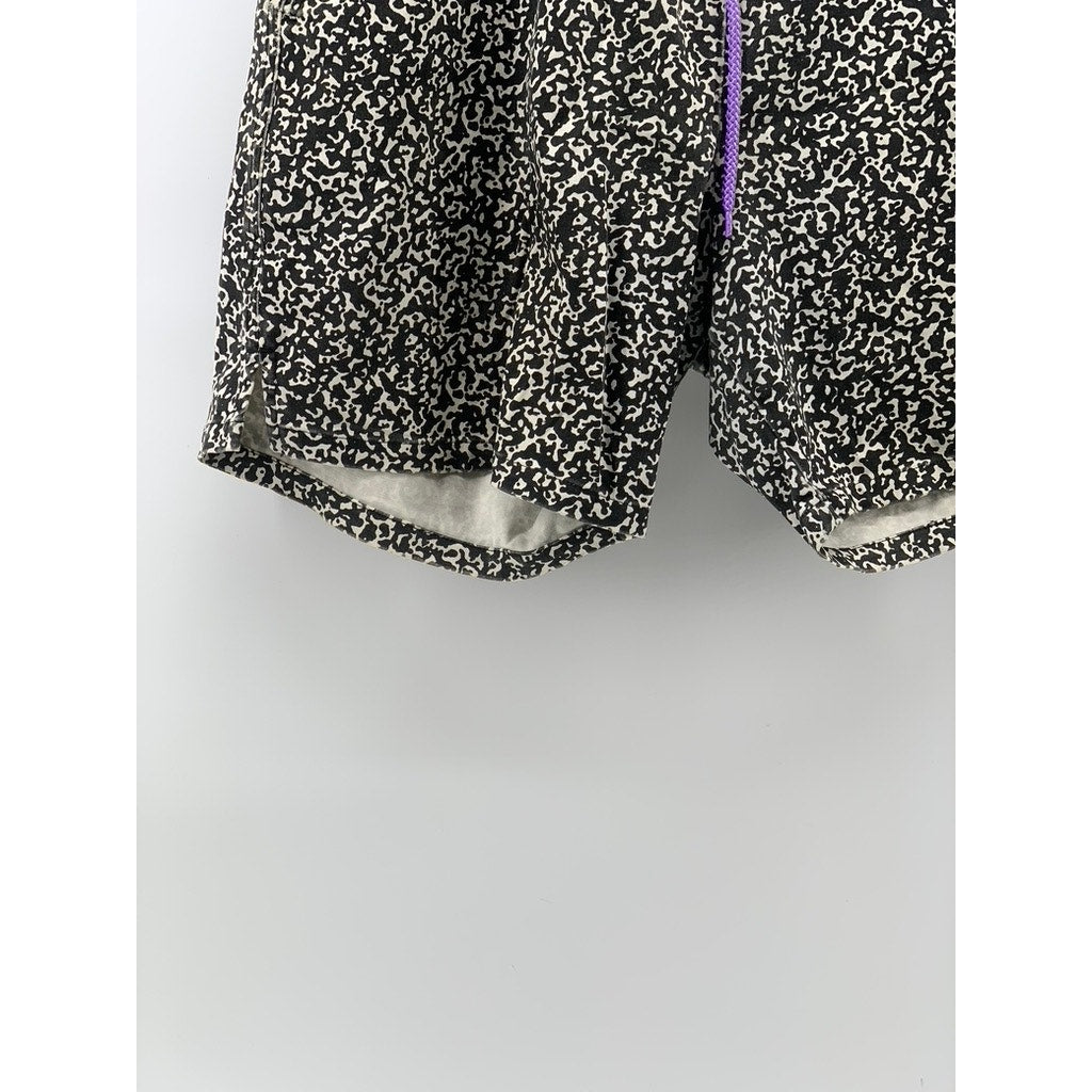 NATHALIE DU PASQUIER For American Apparel Women's Black-White Printed Short SZ S